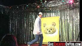 23 Cheating Bitch Caught on Camera at Night Club Party!