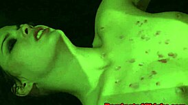 Tied up sub pussyfucked and mouthfucked!