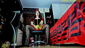 Maleficent snow-white fucking rough your ass and cbt!