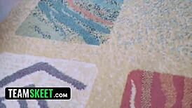 demi and evelin take turns sucking and riding that fat rod