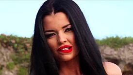 k ri b busty music compilation on the beach