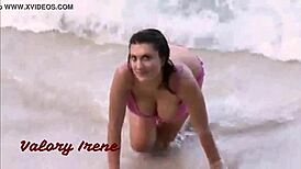 k ri b busty music compilation on the beach