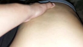 Cute latina prostitute gets doggystyle fucked in public after the party, so horny