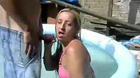 Blonde Shows Off Fucking On Webcam In Favela