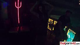 i fucked my petite thai girlfriend hard after the disco, her big tits bouncing