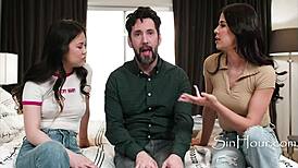 caught by girlfriends while double timing!