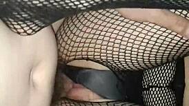Nineteen Years Old Enjoys Feet In Fishnet Stockings With Blonde Amateurs Old And Young 18+ Teen 18+