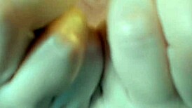 Curvy Milf With Trimmed Pussy Covered In Oil