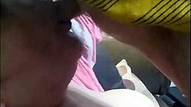 Rae Lynn Gives Young Neighbor Birthday Blowjob