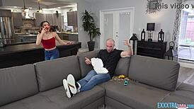 Teen Violet Gems meets Danny Steele in POV scene