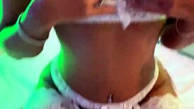 petite cutie cali caliente cums hard on her ass