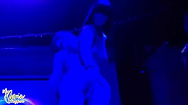 We enjoyed a steamy lesbian encounter in the Guadalajara swinger club with my girlfriend