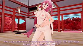 Yae Miko tames those dogs in wild hentai positions.