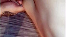 M Enjoys Bathroom Relaxation