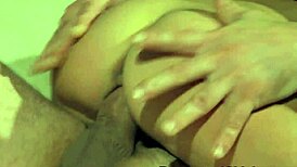 Petite teen tied up tight. Master dominates and fucks hard.