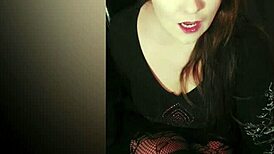 hot neighbor smokes cigarette outside