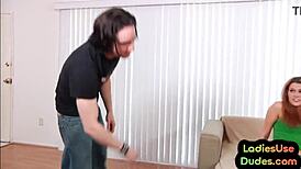 i-i'm whipping dominas tormenting crossdresser sissy in group