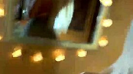 Blondie Fesser oils her huge boobs and body in live webcam streaming