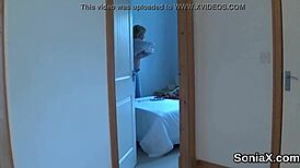 omg, unfaithful milf lady sonia flashes her massive jugs! 😲