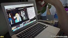 cougar vicky vette got on top of puma swede to have her big ass tits sucked with dirty talk