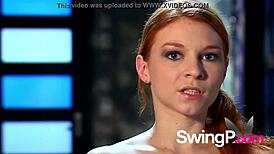 Black Lace Babes in WILD Swinger FUCKING Orgy!