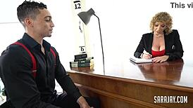 sara jay says taste my thick cum in the office to xavier aries