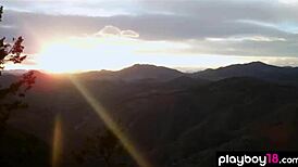 Petite Blonde Audrey Allen Strips Naked