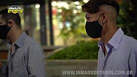 Bearded Macho Latino Fucks Amateur Brazilian Guy Bareback In Ass