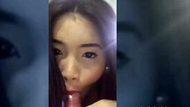 Thai Babe Self-Made Home-Made Sucking Off Stranger