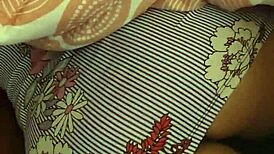 Teasing my wife's tits in lingerie?