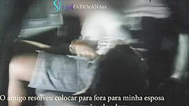 Hey, watch this old fat cuckold get cuckolded by muscular bodybuilder in car