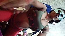 Indian lady couple gets kooky and delicious big ass creampie