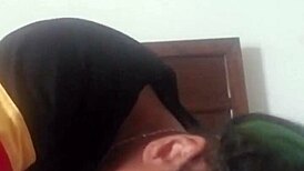 Beauty Sucks Cock and Swallows Cum in Suggestive Blowjob Scene