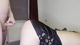 his cock is ready to fuck me hard from behind, isn't it?