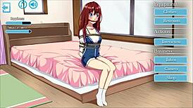 BDSM Hentai Game Ep 1: Shibari Ropes Bind Cute Classmate