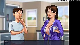 Summertime saga episode 1 featuring judith's big tits and friend