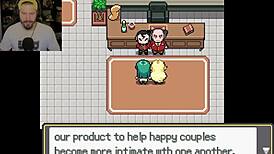 I-I can't believe I'm playing as a blonde girl in this Pok�mon ecchi game, masturbating with cum and creampie everywhere!