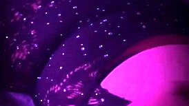 The rich brunette woman shares her homemade moments with friends.