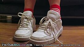 cum on my sneakers collection cumshot cumpilation 1