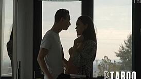 Nikki Nuttz waits for Alyssa Bounty in steamy anticipation.