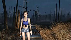 Fallout 4 open for fuck fashion in hentai style.