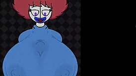 hey, trixie the clown bangs with a monster cock in this game