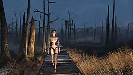 Fallout 4 open for fuck fashion in hentai style.
