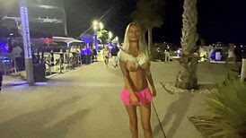 monika fox went naked to dinner, then walked the city at night