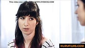 Damn! Stepsisters Relive Teen 18+ Bath Memories!