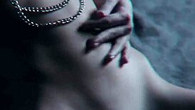 Watch This Kinky Handcuffed Blonde Fuck Herself With A Vibrator