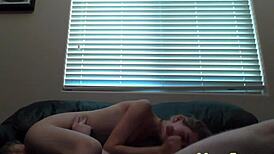 Tight 18 year old camgirl fucks old man live on webcam