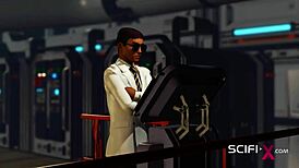 Horny Futa Android Cuffed And Fucked, Feeling Intense Pleasure