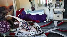 Yoga Lesson 92 Focuses On Stretching And Barefoot Instruction