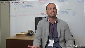 Muscle hunks engage in nude cowboy sex and gay porn with cum in ass.